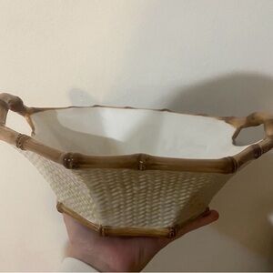 Pier 1 imports cabana decor neutral bowl